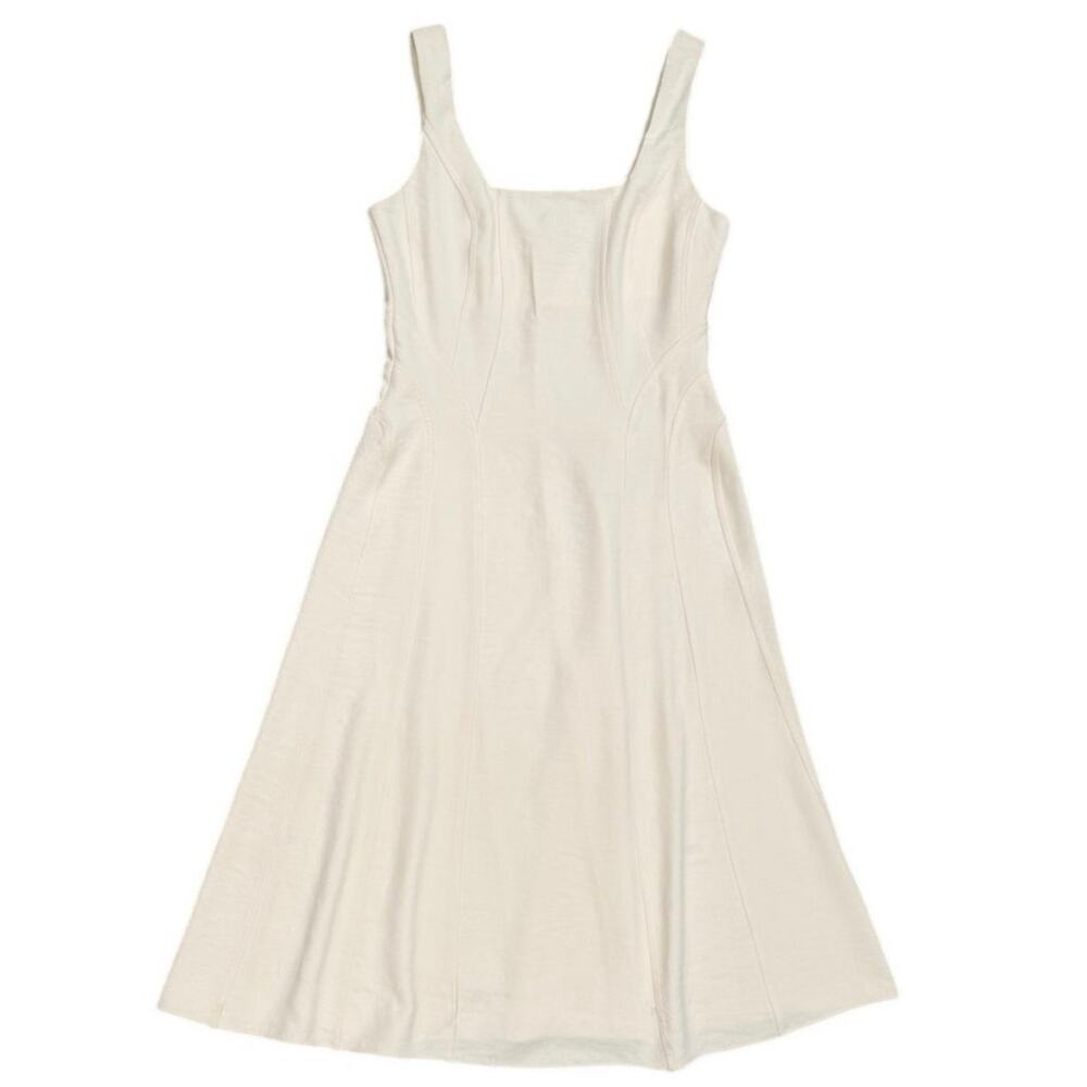 Christian Lacroix Square Neckline Midi Dress